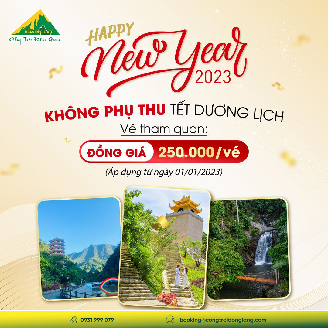 Cổng Trời Đông Giang - Không phụ thu Tết Dương Lịch