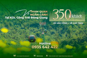 Vé tham quan Cổng Trời Đông Giang